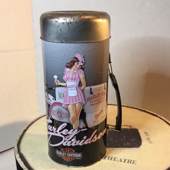 Harley-Davidson Other - Harley Davidson Promotion Coffee Faux Thermos  Canister. SERVI-GALS💋